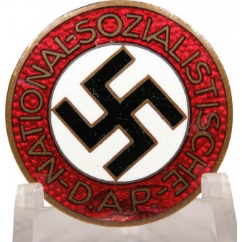 Insignia del partido NSDAP M1 / ​​151 RZM. Rudolf Schanes. Espenlaub militaria