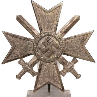 1 кл, серебро, Крест за военные заслуги 1939 с мечами. L/16 Steinhauer & Lueck. Espenlaub militaria