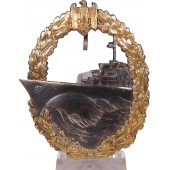 Zerstörerkriegsabzeichen, боевой знак моряка с эсминца Кригсмарине. GWL