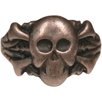 Кольцо традиционное с черепом и костями 3-й Рейх. Espenlaub militaria