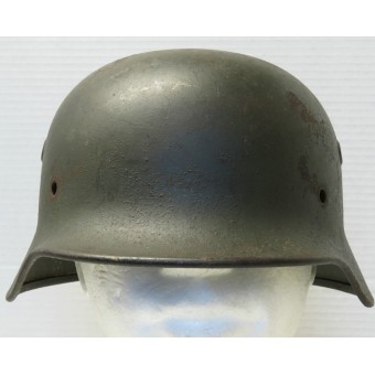 Waffen SS M40 Q 66 casque en acier S0911. Espenlaub militaria