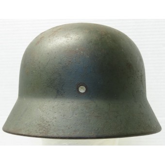Waffen SS M40 Q 66 Steel helmet S0911. Espenlaub militaria