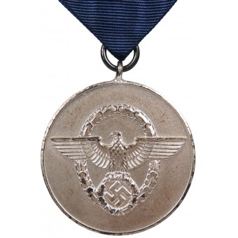 3er Reich Medalla de Policía de Servicio Largo por 8 años del Servicio. Espenlaub militaria