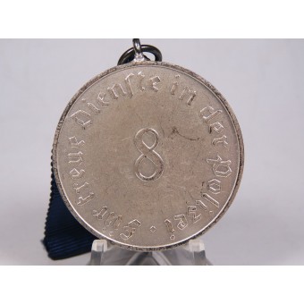 3e Reich lange dienst politie-medaille voor 8 jaar van de dienst. Espenlaub militaria