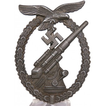 Märke för luftvärnsartilleri / Luftwaffe-Flakkampfabzeichen Assmann. Espenlaub militaria