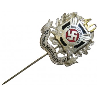 Badge dhonneur dun membre des anciens soldats professionnels de lAllemagne - Reichstrebund. Espenlaub militaria