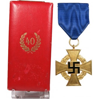 Cross pendant 40 ans de service civil dans le troisième Reich. Espenlaub militaria