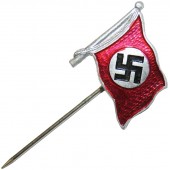 Abzeichen eines Sympathisanten der deutschen Nazi-Partei, Ende der 20er, Anfang der 30er Jahre