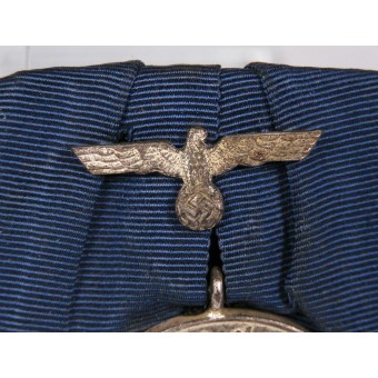 Lange service Wehrmacht medaille - 4 jaar op een lintbalk. Magnetisch. Espenlaub militaria