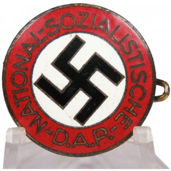 Badge membre N.S.D.A.P inhabituel M1 / ​​136 RZM-MATTHIAS SALCHER. Espenlaub militaria