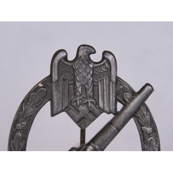 Wehrmacht Anti-Aircraft Artillery Badge-Heeres Flakkampfabzeichen. Diseño de viena. Espenlaub militaria