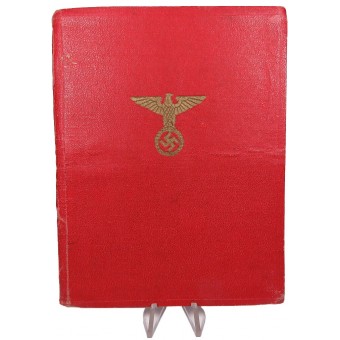 N.S.D.A.P.-Mitgliederbuch, ausgestellt im Mai 1936 auf den Namen von Emil Rüff. Espenlaub militaria