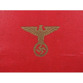 N.S.D.A.P Prenoudizione dei membri rilasciata nel maggio 1936 nel nome di Emil Rüff. Espenlaub militaria