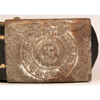 Cintura da combattimento Waffen-SS con fibbia in acciaio, 155/40-Assmann. Espenlaub militaria