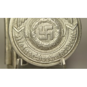 SS Führer Koppelschloss - Fibbia SS, alluminio Overhoff & Cie. Espenlaub militaria