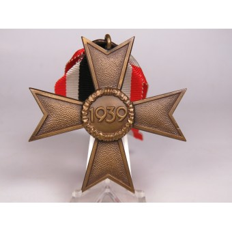 Kriegsverdienstkreuz 1939 ohne Schwertern, 2:a klass. PKZ 1 Deschler & Sohn. Espenlaub militaria