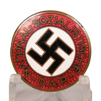 N.S.D.A.P. Member Badge RZM 44 C.Dinsel-Berlin. Espenlaub militaria