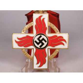 Croce dei Vigili del Fuoco del Terzo Reich per lungo servizio 1a classe. Espenlaub militaria