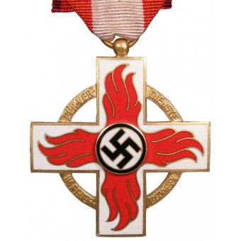 Drittes Reich Feuerwehrehrenkreuz für langjährige Tätigkeit 1. Klasse. Espenlaub militaria