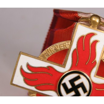 Cruz del Cuerpo de Bomberos del Tercer Reich por largos servicios de 1ª clase. Espenlaub militaria