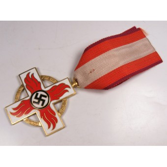 Third Reich Fire Brigade Cross for long service 1st class. Espenlaub militaria