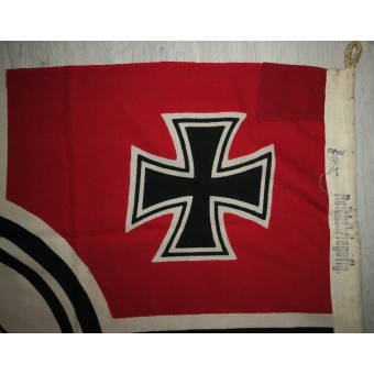 Военный флаг 3го Рейха Reichskriegsflg. 6 размер 100x 170. Plutzar& Brühl. Espenlaub militaria