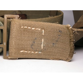 Tropical officers belt of the Wehrmacht. Length 100 cm. Espenlaub militaria
