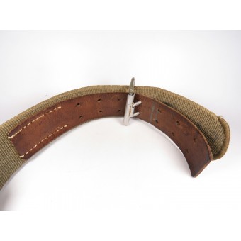 Cintura da ufficiale tropicale della Wehrmacht. Lunghezza 100 cm. Espenlaub militaria