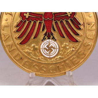 1939 Tiroler Landesschützenpreis in Gold 52 mm. Espenlaub militaria