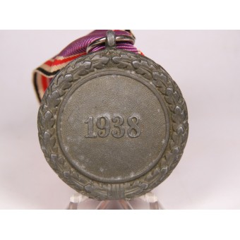 Médaille du service de la défense de lAir Reich Deuxième classe. Fourrure verdieste im luftschutz 1938. Espenlaub militaria