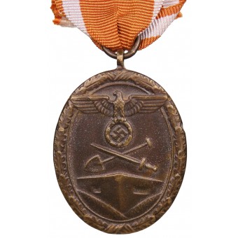 Медаль «За строительство Западного вала». Первый тип в бронзе. Espenlaub militaria