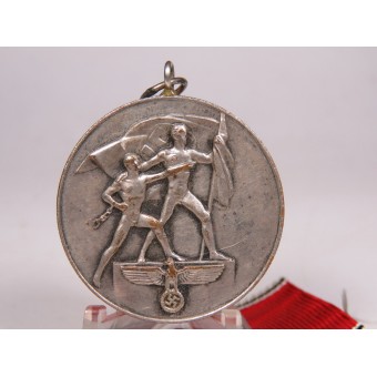 Medalj Till minne av den 13 mars 1938, för att hedra anslutningen av Österrike.. Espenlaub militaria