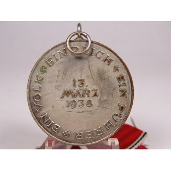 Medalj Till minne av den 13 mars 1938, för att hedra anslutningen av Österrike.. Espenlaub militaria