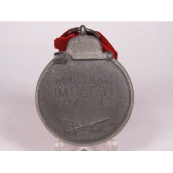 Medalj Winterschlacht im Osten 1941/42. Fryst kött. Oanvänt, nära till nyskick.. Espenlaub militaria