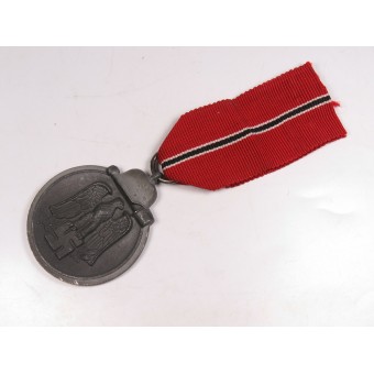 Medalj Winterschlacht im Osten 1941/42. Fryst kött. Oanvänt, nära till nyskick.. Espenlaub militaria