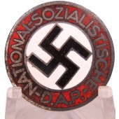 Insignia de miembro del NSDAP M1/14 RZM - M. Oechsler. Tipo alfiler de solapa. Magnético