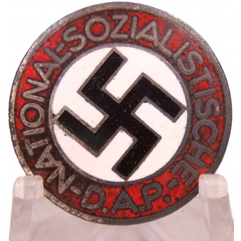 Insignia de miembros de NSDAP M1/14 RZM - M. Oechsler. Tipo de alfiler de solapa. Magnético. Espenlaub militaria