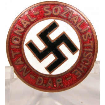 N.S.D.A.P Insignia de membresía, Otto Schickle Pforzheim. Lilliput tipo 18 mm. Espenlaub militaria