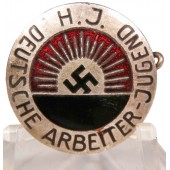 Distintivo di iscrizione alla Gioventù hitleriana dell'anno precedente al 1932, Deutsche ARBEITER JUGEND