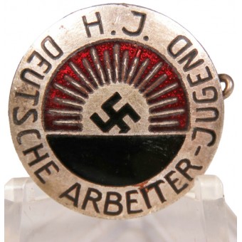 Badge dadhésion à la jeunesse Hitler avant 1932 ans, Deutsche Arbeiter Jugend. Espenlaub militaria