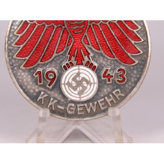 Premio per il campionato distrettuale di Tirol. Silver, 1943 per tiro al fucile da 22 LR. Espenlaub militaria