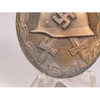 VerwundeteNabzeichen in oro 1939 PKZ 26, Kunstprägeanstalt di B. H. Mayer. Espenlaub militaria
