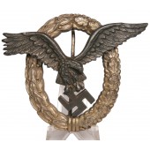 Luftwaffe/Flugzeugführerabzeichen - badge, Juncker. Zinc