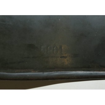 SD Wehrmacht stålhjälm m35 NS64/5861 komplett. Espenlaub militaria