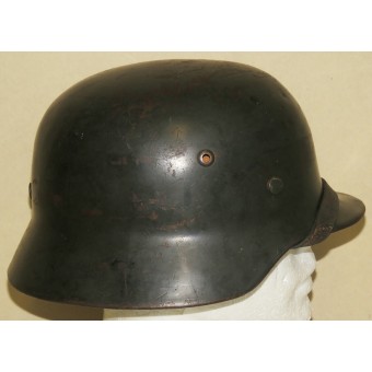 Sd Wehrmacht Helmet de acero M35 NS64/5861 Completo. Espenlaub militaria