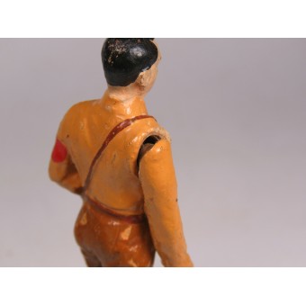 La figurine Adolf Hitler en uniforme brun précoce avec une main mobile, élastoline. Espenlaub militaria