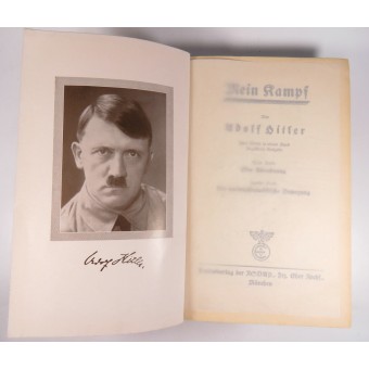 Книга Моя борьба- Mein Kampf Adolf Hitler выпуска 1942 года. Espenlaub militaria