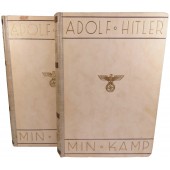Книга "Min Kamp" Adolf Hitler на норвежском языке. Осло 1942 год