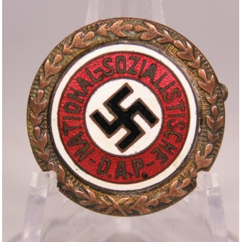 Gold party badge to Morack Bruno SS Hauptscharführe. Espenlaub militaria
