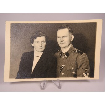 Partimärke i guld till Morack Bruno SS Hauptscharführe. Espenlaub militaria